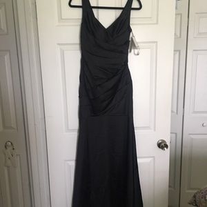 Women's David's Bridal  F15652 Black Stretch S